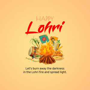 Happy Lohri hd images poster banner status and hd photos